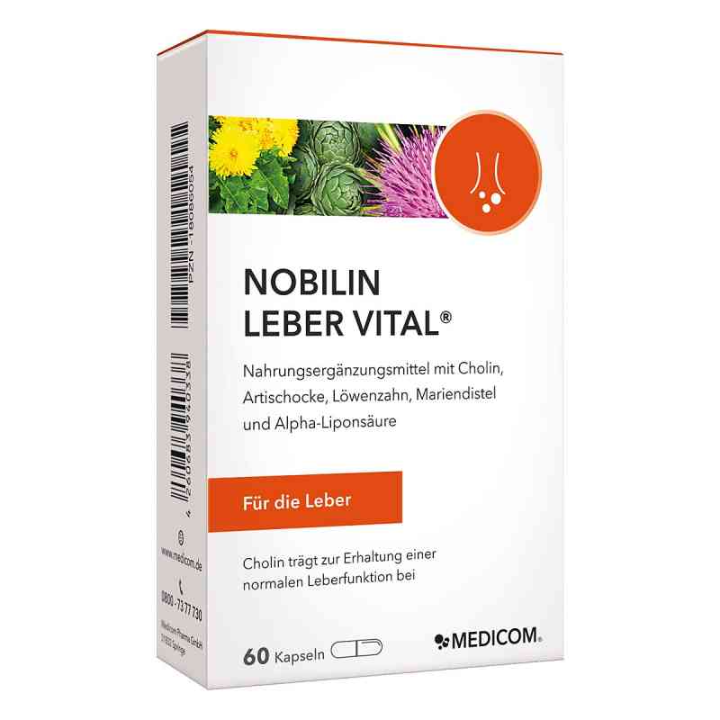 Nobilin Leber Vital Kapseln 60 stk von GELPELL AG PZN 18086054