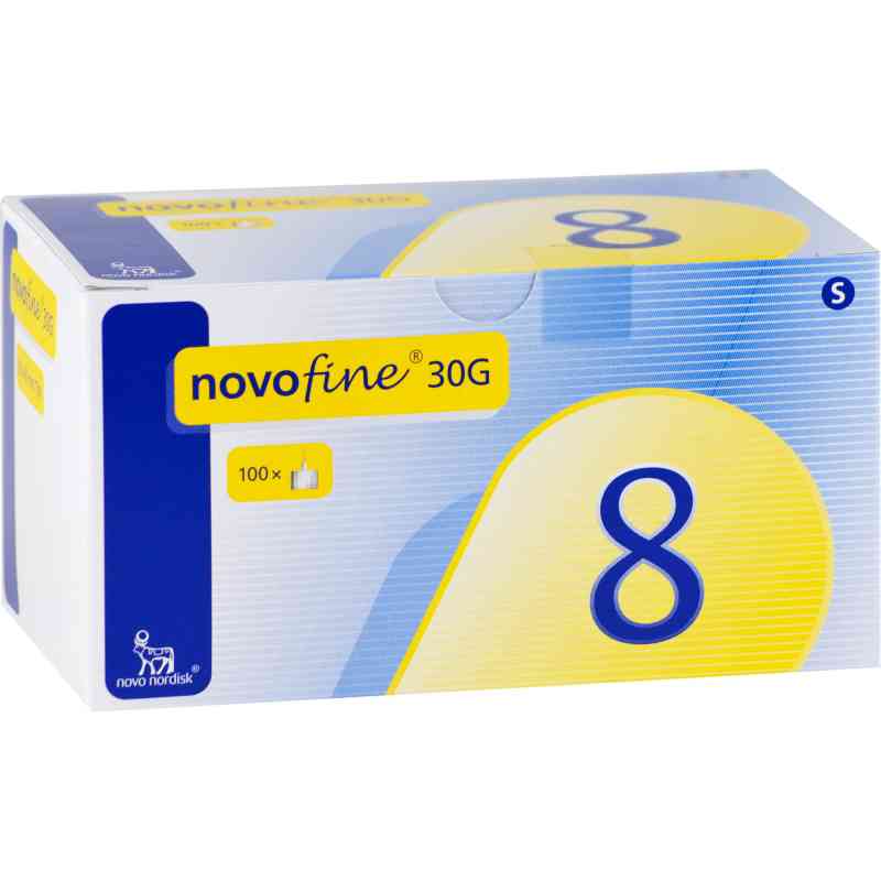 Novofine 8 Kanülen 0,30x8 mm 100 stk von ToRa Pharma GmbH PZN 07466641