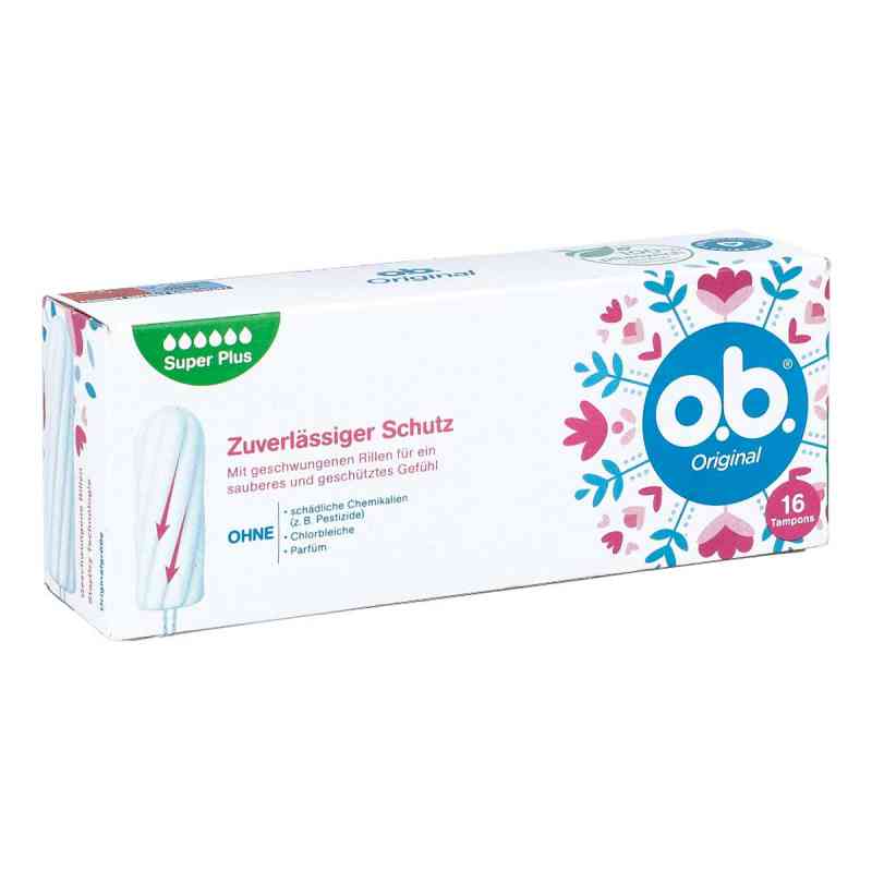 O.b. Tampons super plus 16 stk von Kenvue Germany GmbH (Mass) PZN 04764102