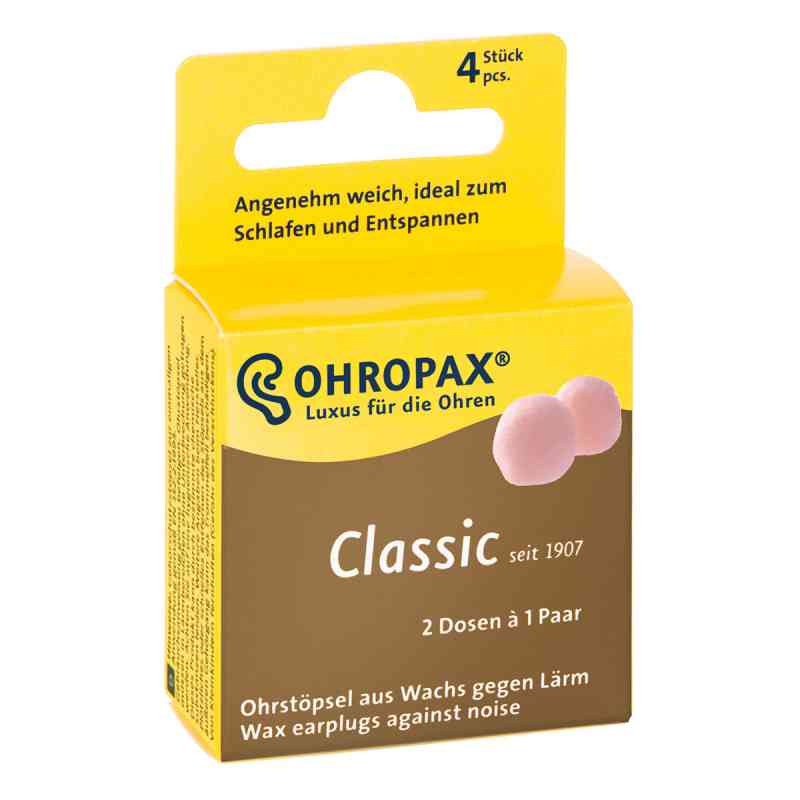 Ohropax Classic 4 stk von OHROPAX GmbH PZN 00523399