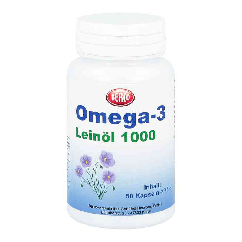 Omega 3 Leinöl 1000 Berco Kapseln 50 stk von Berco-ARZNEIMITTEL PZN 12567781