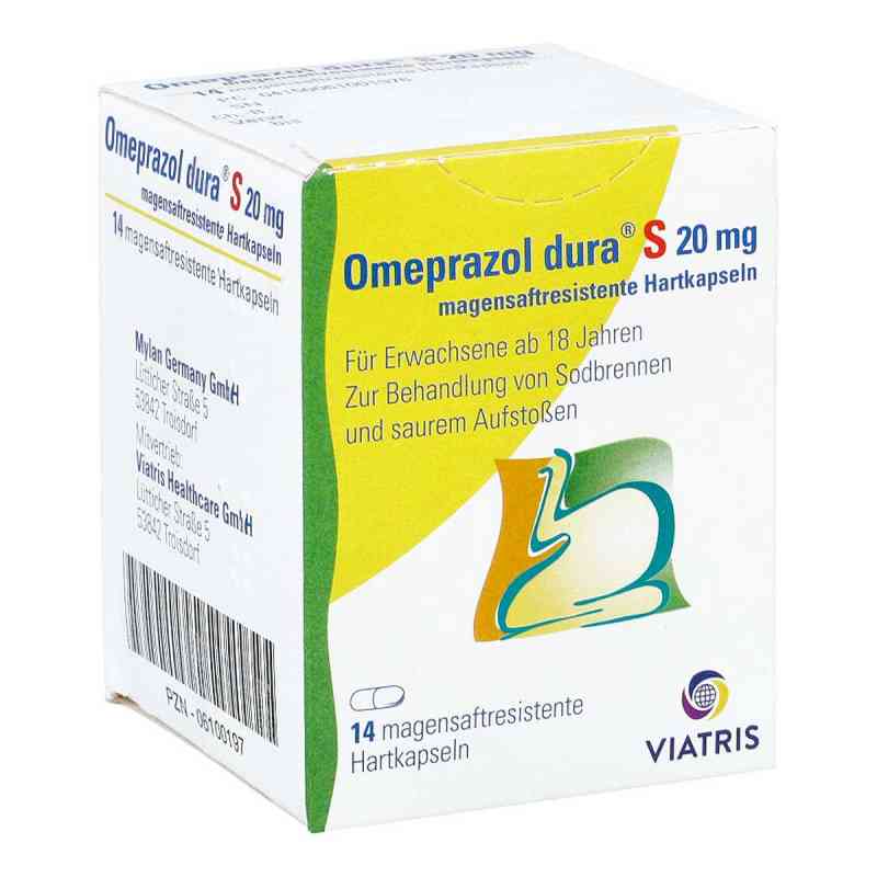 Omeprazol dura S 20mg 14 stk von Viatris Healthcare GmbH PZN 06100197