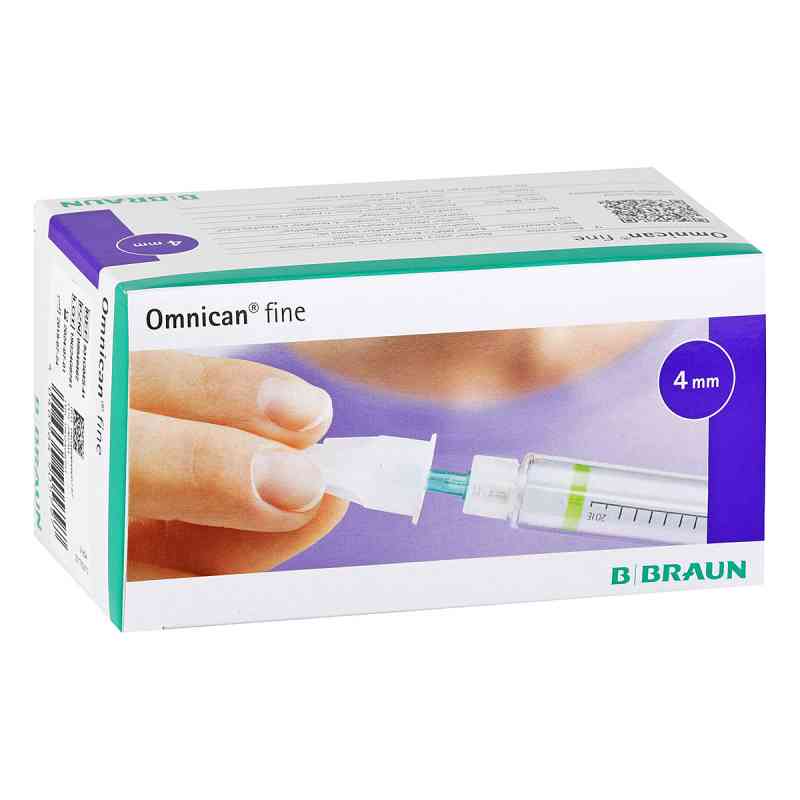 Omnican fine Pen Kanüle 31 G 0,25x4 mm 100 stk von B. Braun Melsungen AG PZN 09948462