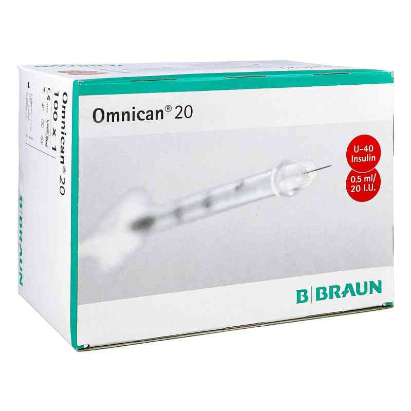 Omnican Insulinspr.0,5 ml U40 mit Kan.0,30x8 mm ein. 100X1 stk von B. Braun Melsungen AG PZN 00460813