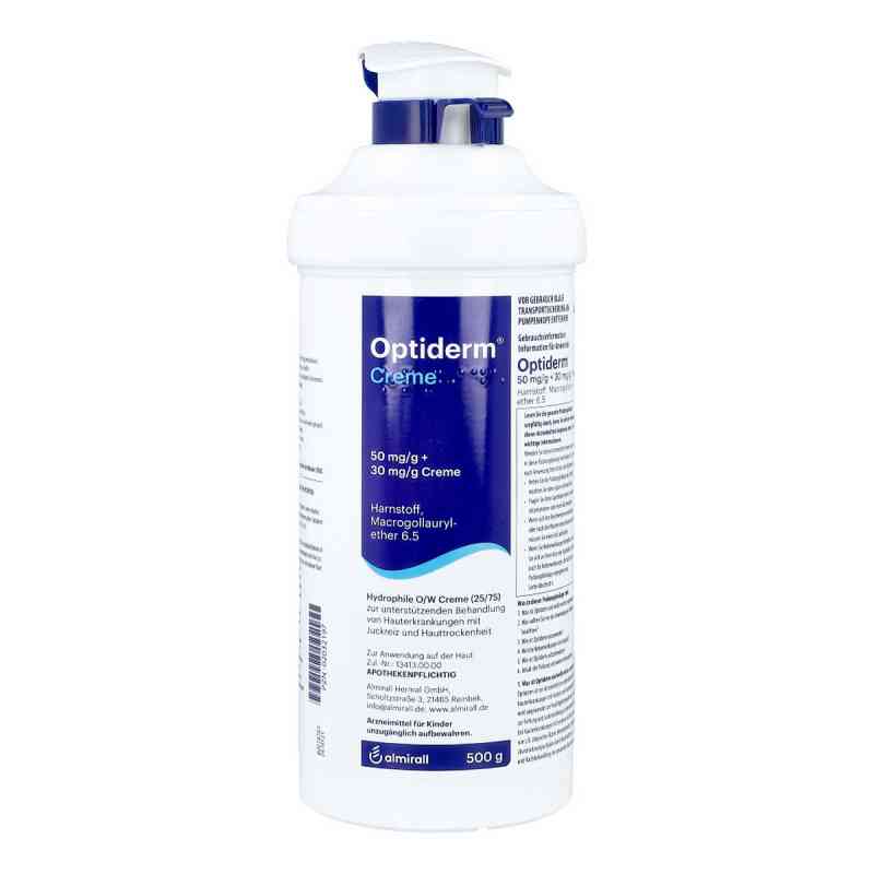 Optiderm Creme im Spender 500 g von ALMIRALL HERMAL GmbH PZN 02032197