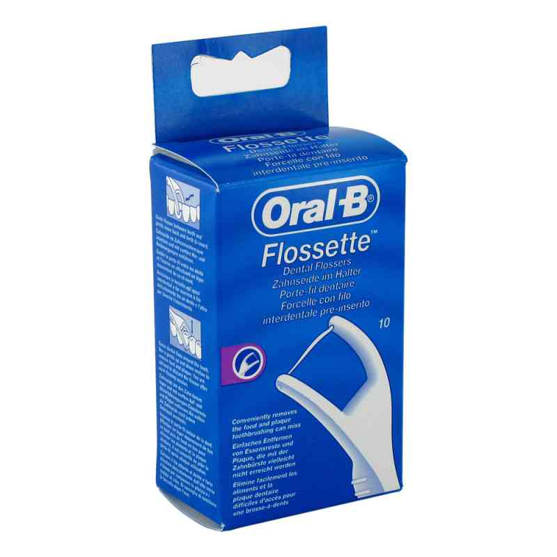 Oral B Flossette Zahnseide i.Halter 10 stk von WICK Pharma - Zweigniederlassung PZN 04127938