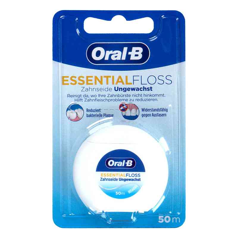 Oral B Zahnseide Essential Floss ungewachst 1 Pck von WICK Pharma - Zweigniederlassung der Procter & Gam PZN 08506584