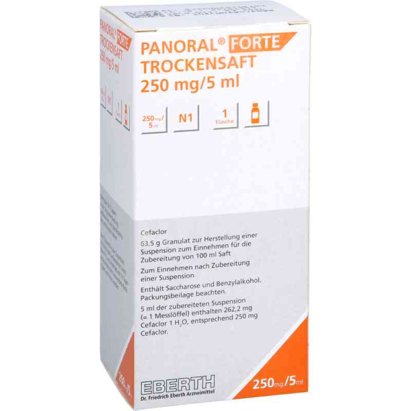 Panoral Forte Trockensaft 250 mg/5 ml 100 ml von Dr. Friedrich Eberth Arzneimittel GmbH PZN 02071010