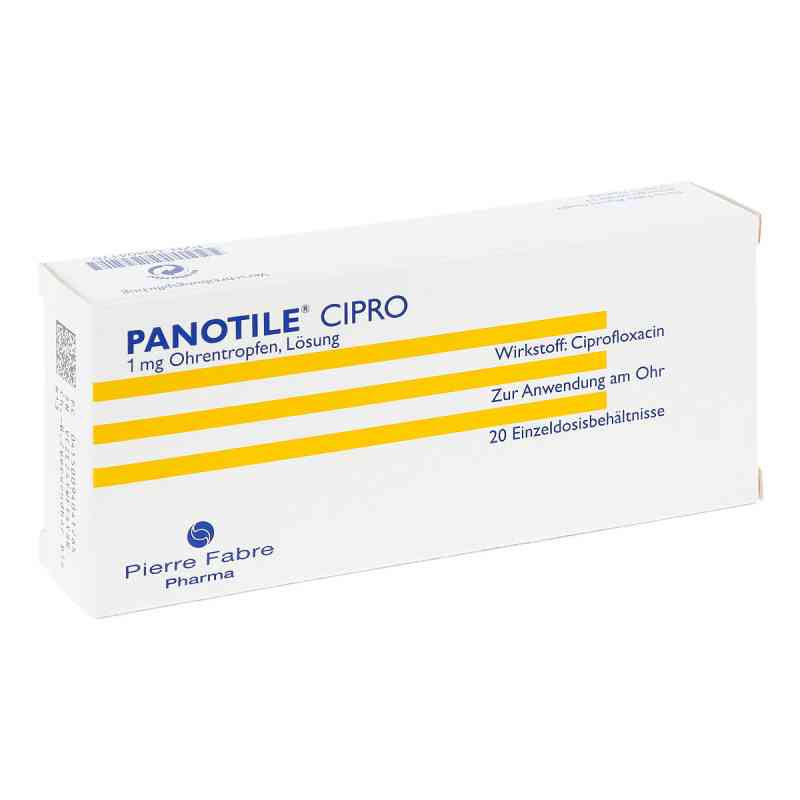 Panotile Cipro 1 mg Ohrentropfen 20X0.5 ml von Pierre Fabre Pharma GmbH PZN 09404176