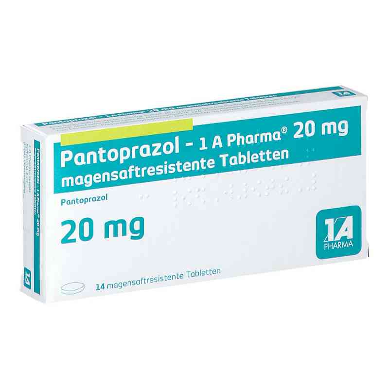 Pantoprazol-1A Pharma 20mg 14 stk von 1 A Pharma GmbH PZN 00938982