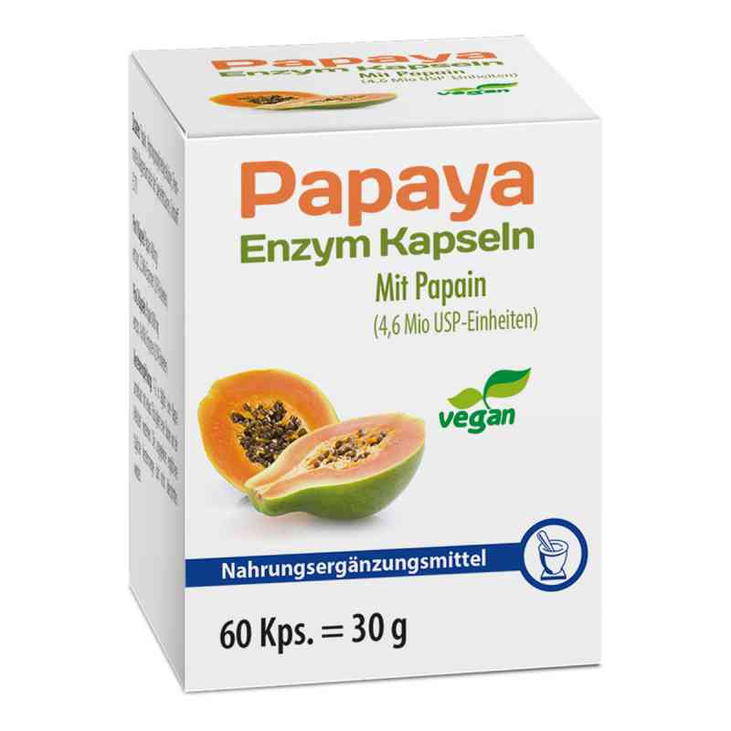Papaya Enzym Kapseln 60 stk von Pharma Peter GmbH PZN 01232600