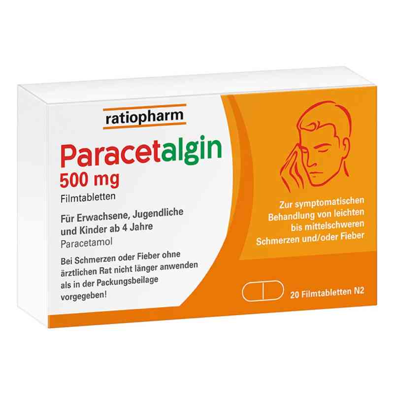 Paracetalgin 500 Mg Filmtabletten 20 stk von ratiopharm GmbH PZN 16730456