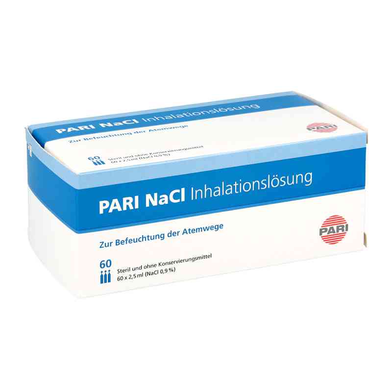 Pari Nacl Inhalationslösung Ampullen 60X2.5 ml von Pari GmbH Pharma -und Apothekenservice PZN 00607423