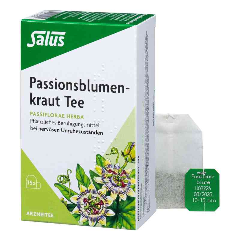 Passionsblumenkraut Tee 15 stk von SALUS Pharma GmbH PZN 06145099