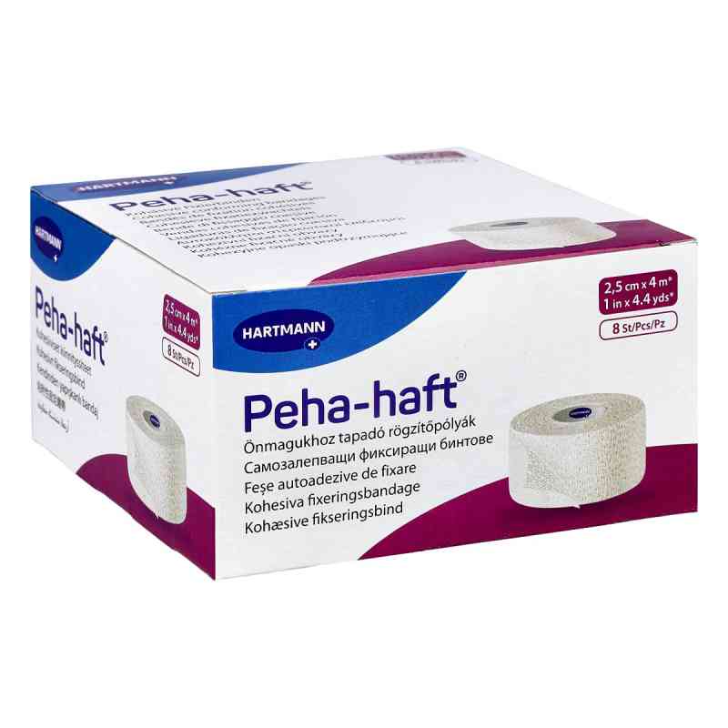 Peha Haft Fixierbinde latexfrei 2,5 cmx4 m 8 stk von PAUL HARTMANN AG PZN 03544893