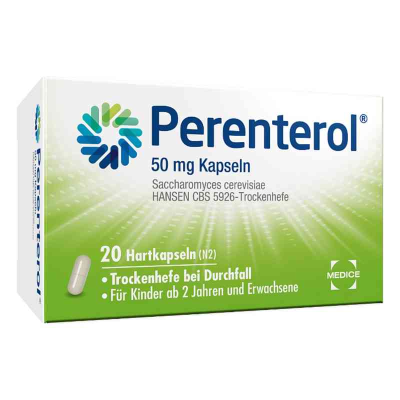 Perenterol 50mg 20 stk von MEDICE Arzneimittel Pütter GmbH& PZN 01320586