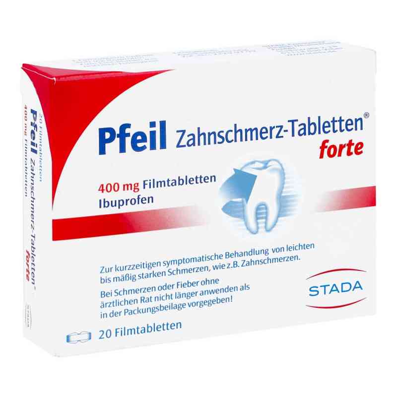 Pfeil Zahnschmerz-Tabletten forte 400mg 20 stk von STADA Consumer Health Deutschland GmbH PZN 00410560
