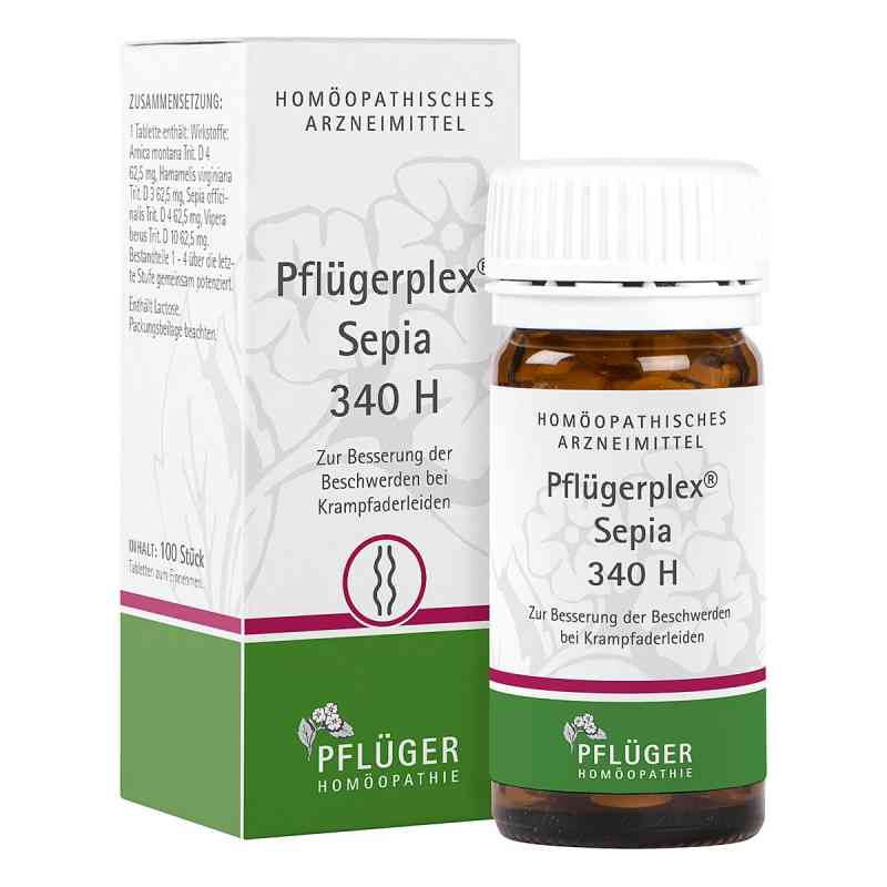 Pflügerplex Sepia 340 H Tabletten 100 stk von Homöopathisches Laboratorium Alexander Pflüger Gmb PZN 01077163