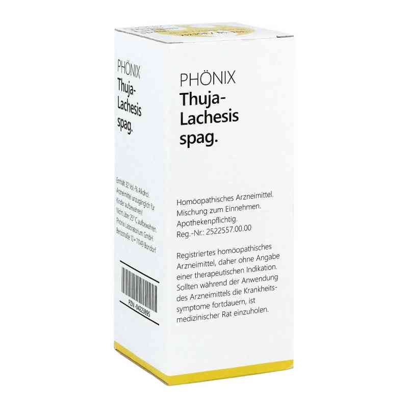Phönix Thuja lachesis spag. Tropfen 100 ml von PHöNIX LABORATORIUM GmbH PZN 04223895