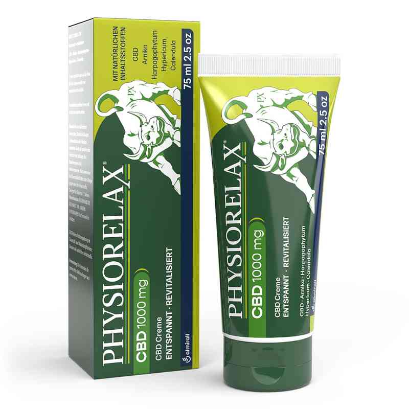 Physiorelax CBD 1000 mg Creme 75 ml von ALMIRALL HERMAL GmbH PZN 19183693