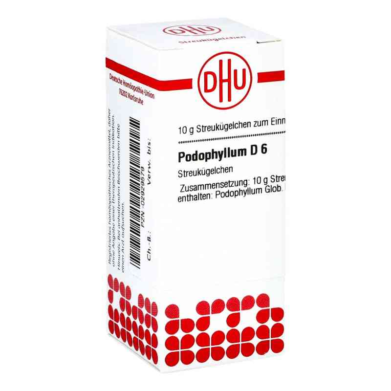 Podophyllum D 6 Globuli 10 g von DHU-Arzneimittel GmbH & Co. KG PZN 02929579