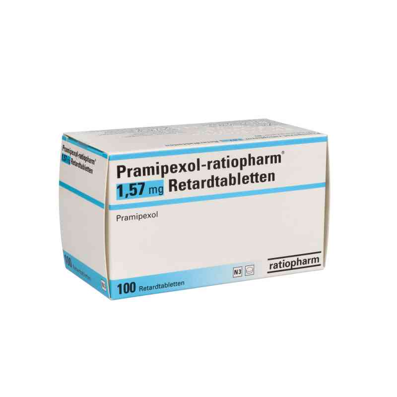 Pramipexol-ratiopharm 1,57mg 100 stk von ratiopharm GmbH PZN 10072213