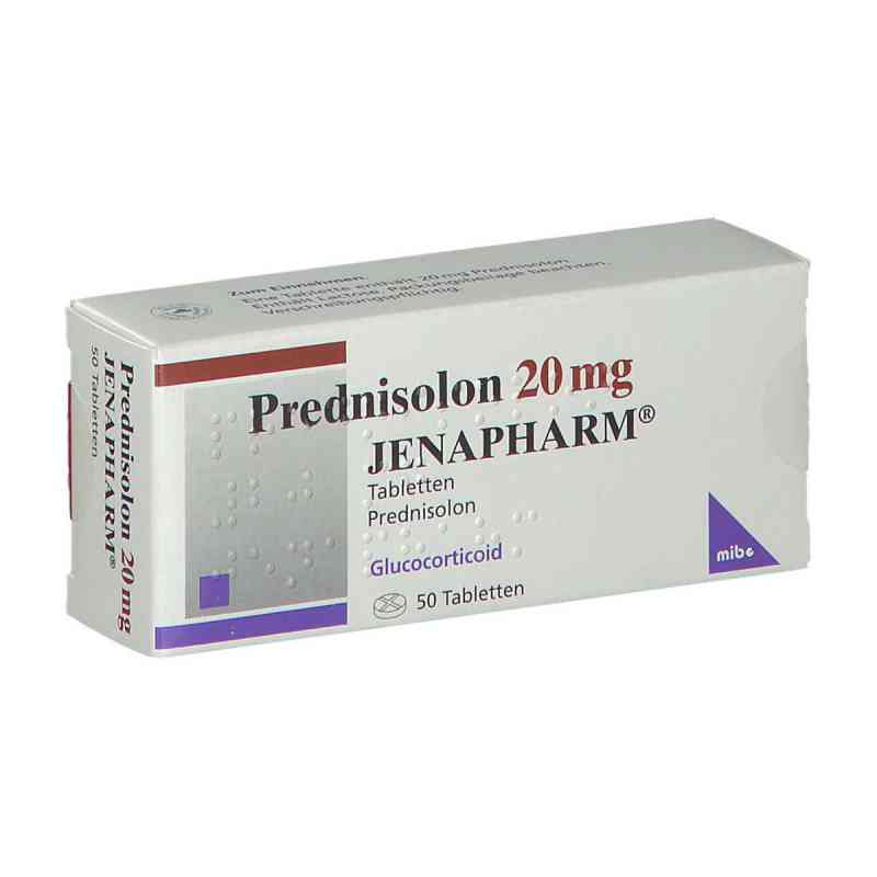 Prednisolon 20 mg Jenapharm Tabletten 50 stk von MIBE GmbH Arzneimittel PZN 00235832