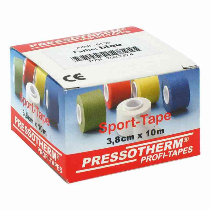 Pressotherm Sport-tape 3,8cmx10m blau 1 stk von ABC Apotheken-Bedarfs-Contor GmbH PZN 02002374