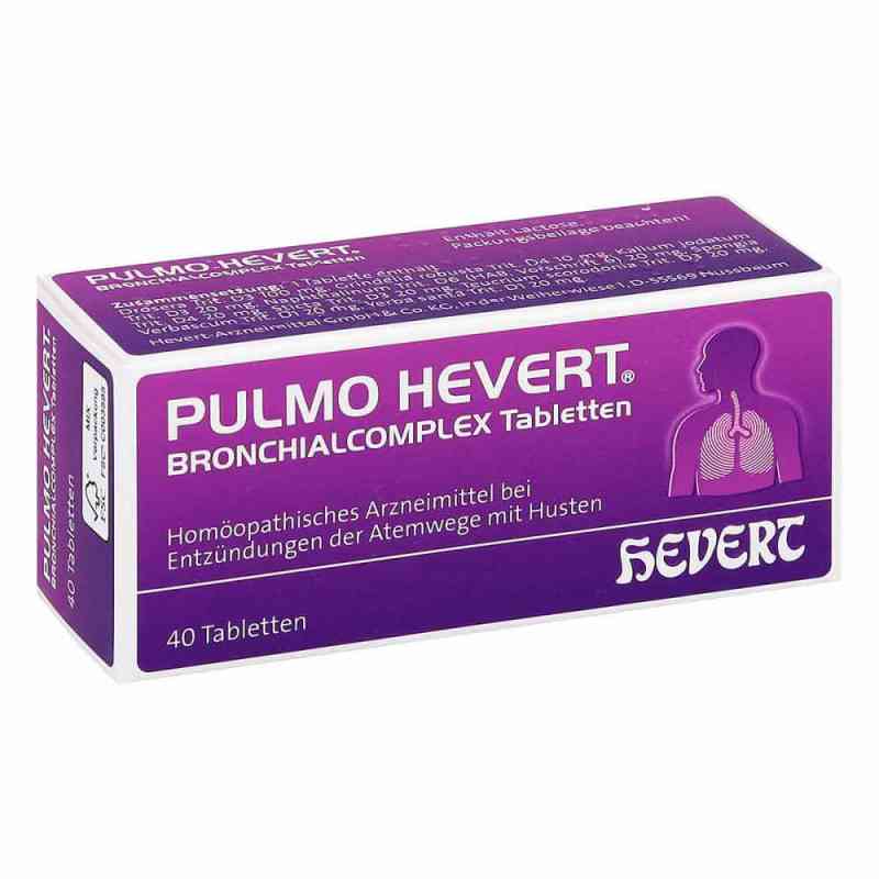 Pulmo Hevert Bronchialcomplex Tabletten 40 stk von Hevert Arzneimittel GmbH & Co. K PZN 01213979