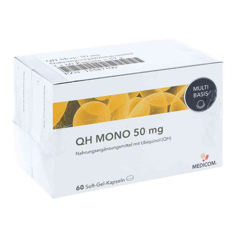 Qh Mono 50 mg Weichkapseln 2X60 stk von GELPELL AG PZN 15587100