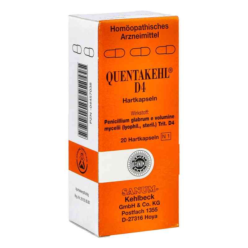 Quentakehl D4 Kapseln 20 stk von SANUM-KEHLBECK GmbH & Co. KG PZN 04457038
