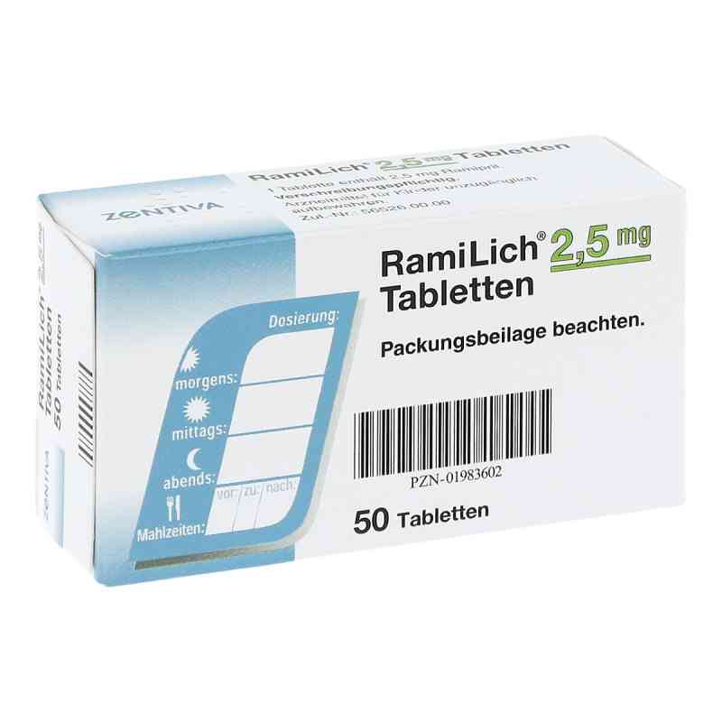 RamiLich 2,5mg 50 stk von Zentiva Pharma GmbH PZN 01983602