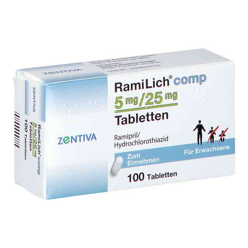 Ramilich compositus 5 mg/25 mg Tabletten 100 stk von Zentiva Pharma GmbH PZN 01984079