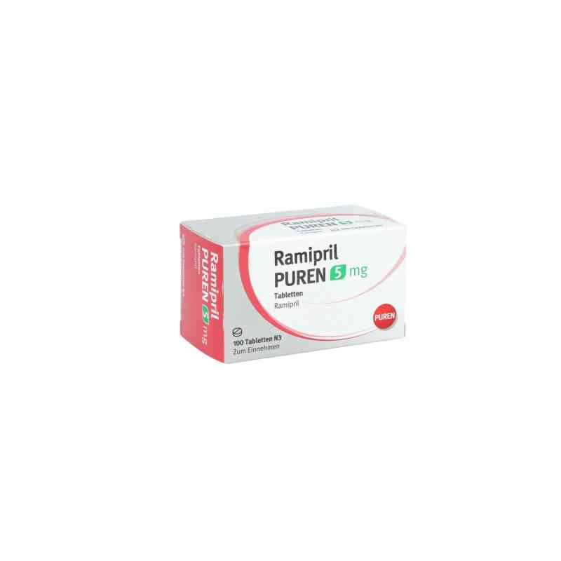 Ramipril Puren 5 mg Tabletten 100 stk von PUREN Pharma GmbH & Co. KG PZN 09313249