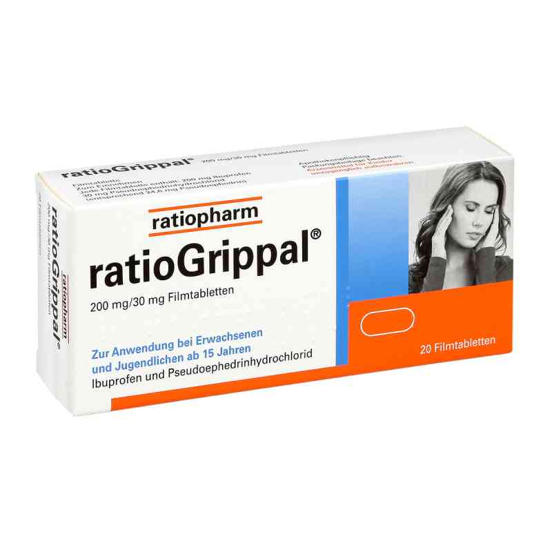 Ratiogrippal 200 mg/30 mg Filmtabletten 20 stk von ratiopharm GmbH PZN 10394081
