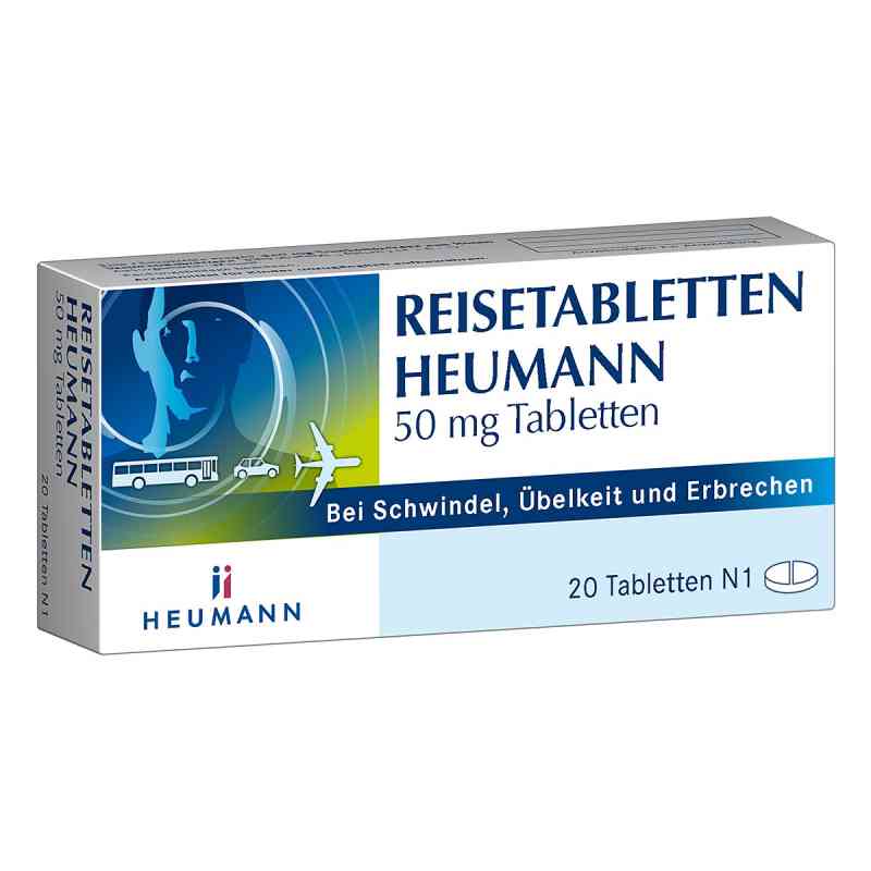 Reisetabletten Heumann 50mg 20 stk von HEUMANN PHARMA GmbH & Co. Generica KG PZN 11192528