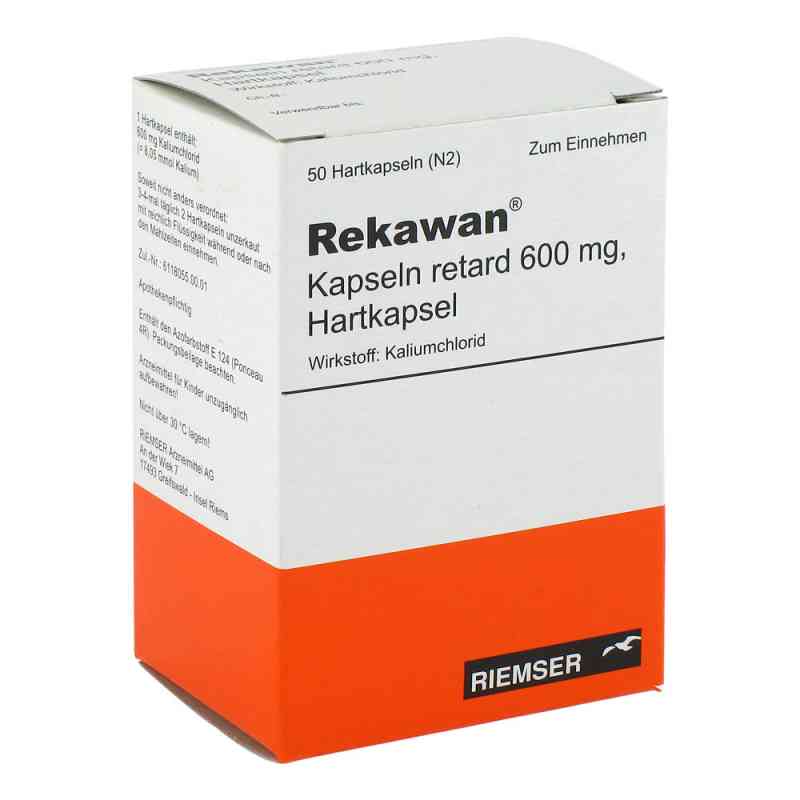 Rekawan Kapseln Retard 600 Mg 50 stk von Esteve Pharmaceuticals GmbH PZN 03278368