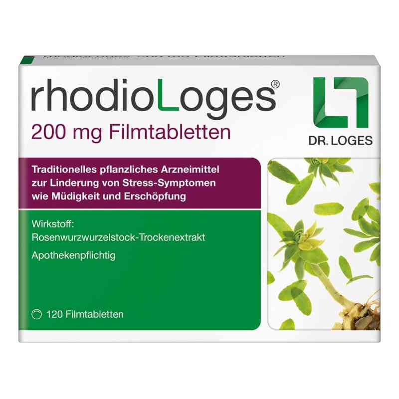 rhodioLoges 200 mg - Rosenwurz Filmtabletten 120 stk von Dr. Loges + Co. GmbH PZN 14006259