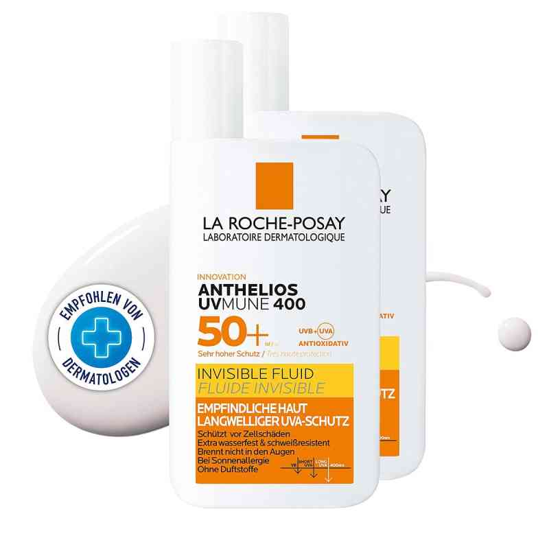 Roche-posay Anthelios Inv.fluid Uvmune 400 Lsf 50+ 2x50 ml von L'Oreal Deutschland GmbH PZN 08102854