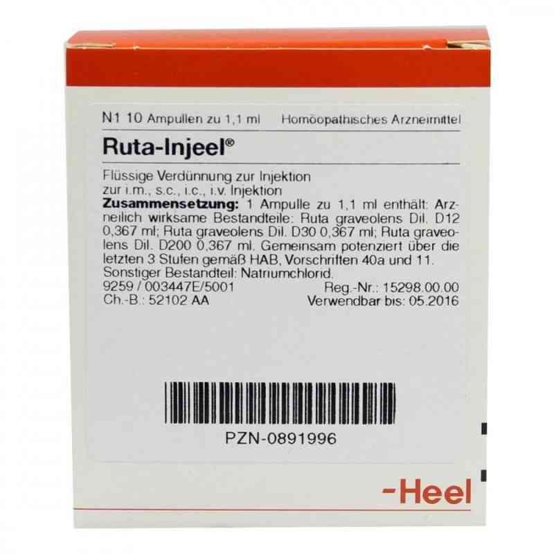 Ruta Injeel Ampullen 10 stk von Biologische Heilmittel Heel GmbH PZN 00891996