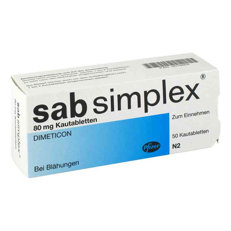 Sab simplex 50 stk von Pfizer Pharma GmbH PZN 03519464