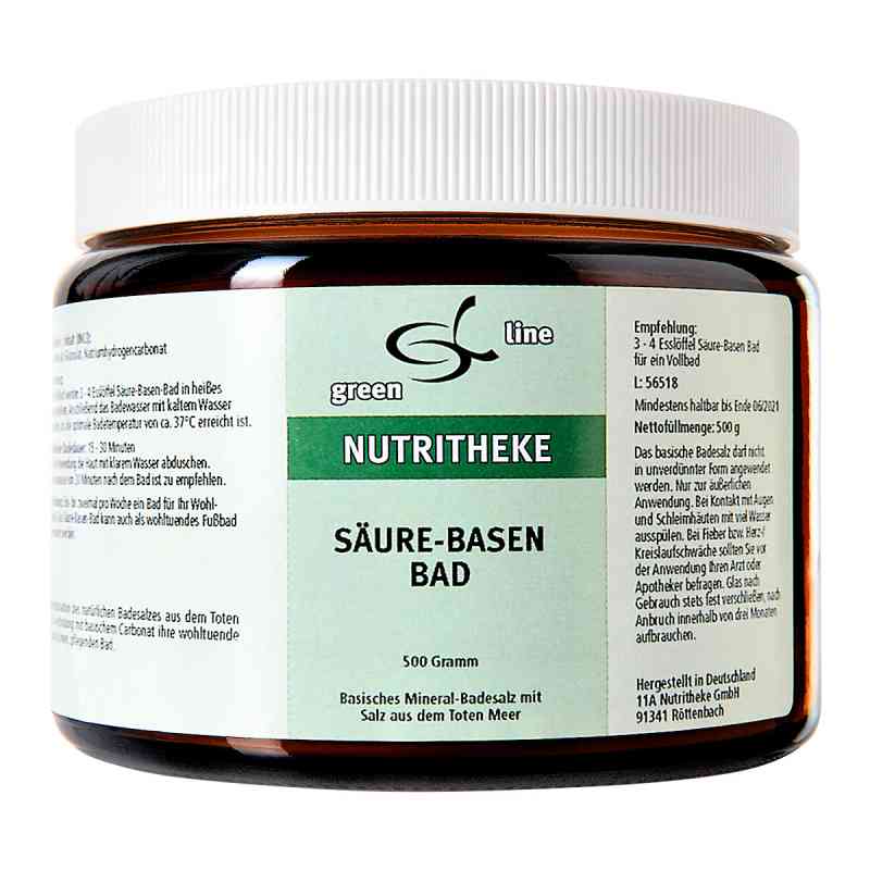 Säure Basen Bad Pulver 500 g von 11 A Nutritheke GmbH PZN 11286867