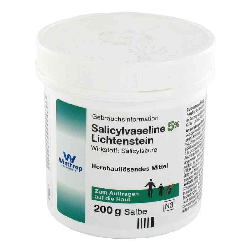 Salicylvaseline 5% Lichtenstein 200 g von Zentiva Pharma GmbH PZN 03502328