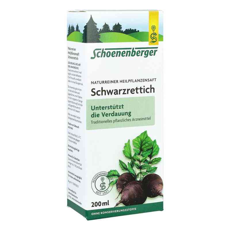 Schoenenberger Naturreiner Heilpflanzensaft Schwarzrettich 200 ml von SALUS Pharma GmbH PZN 00692328