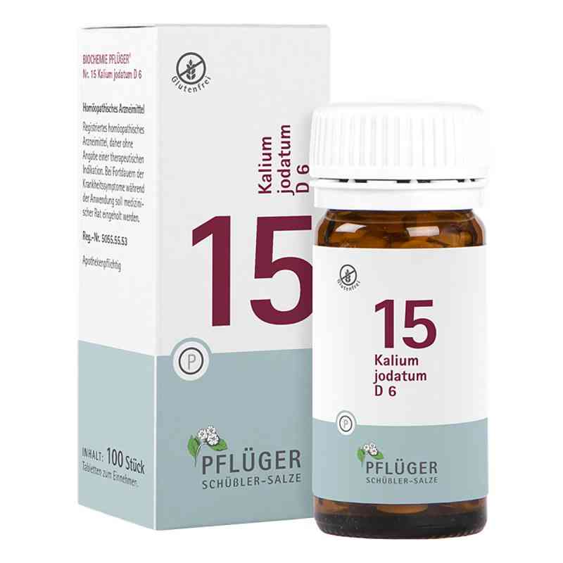 Schüßler-Salze Biochemie Pflüger 15 Kalium jodatum D6 Tbl. 100 stk von Homöopathisches Laboratorium Alexander Pflüger Gmb PZN 06321490