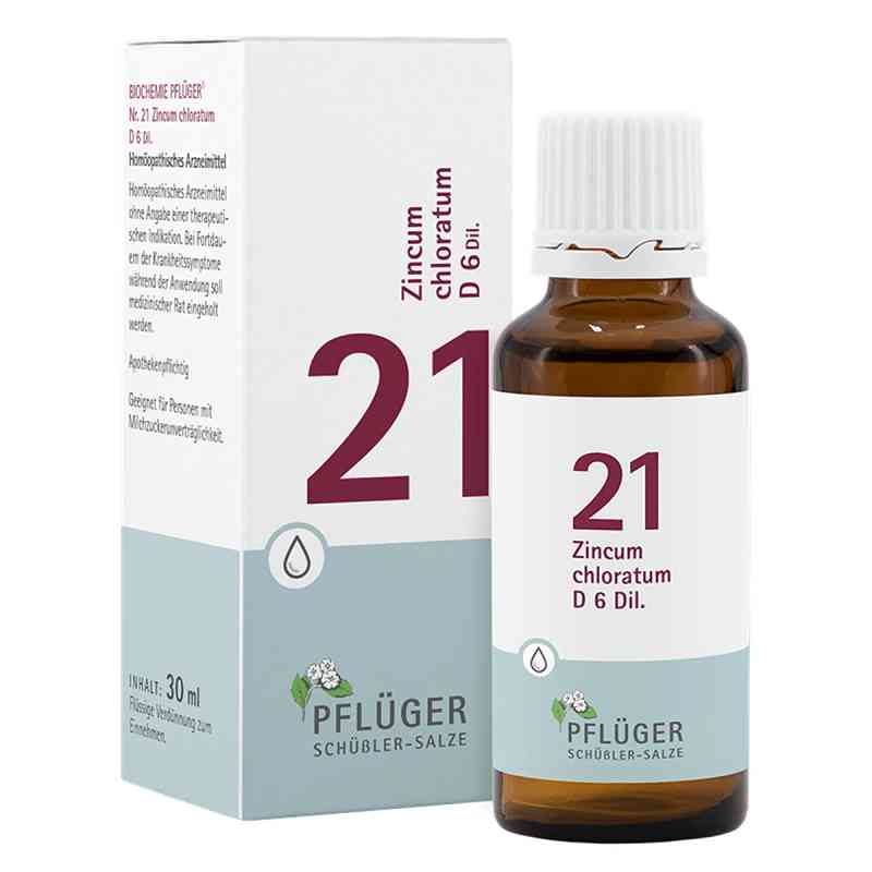 Schüßler-Salze Biochemie Pflüger 21 Zincum chlor. D6 Tropfen 30 ml von Homöopathisches Laboratorium Alexander Pflüger Gmb PZN 09298685