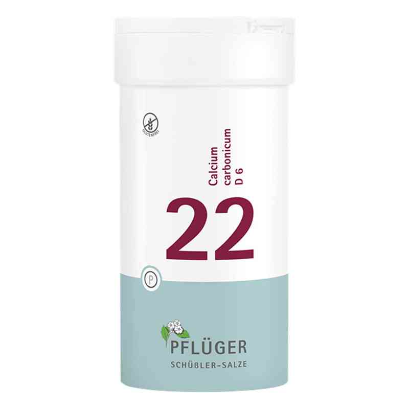 Schüßler-Salze Biochemie Pflüger 22 Calcium carbonic.D 6 Tbl. 400 stk von Homöopathisches Laboratorium Alexander Pflüger Gmb PZN 06322839