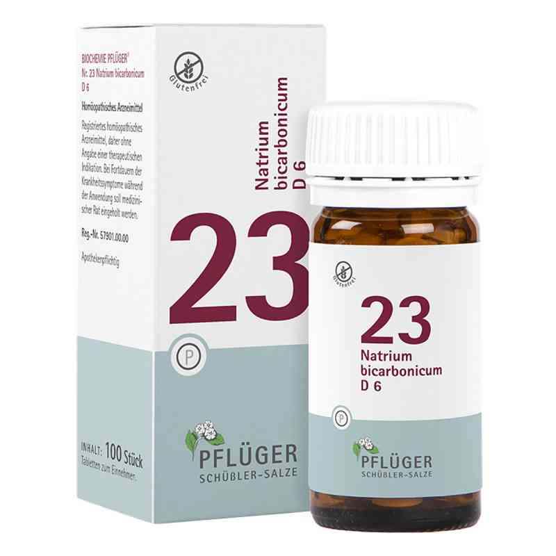 Schüßler-Salze Biochemie Pflüger 23 Natrium bicarbon.D 6 Tbl. 100 stk von Homöopathisches Laboratorium Alexander Pflüger Gmb PZN 06322845