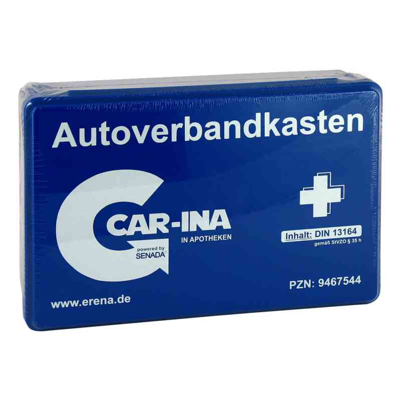 Senada Car-ina Autoverbandkasten blau 1 stk von ERENA Verbandstoffe GmbH & Co. KG PZN 09467544