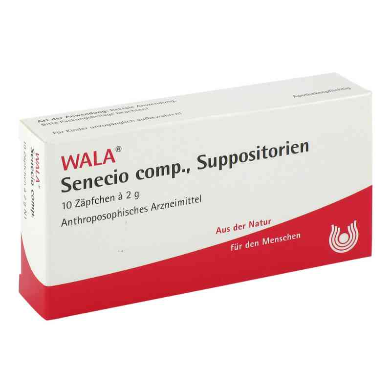 Senecio Comp. Suppositorien 10X2 g von WALA Heilmittel GmbH PZN 01880718